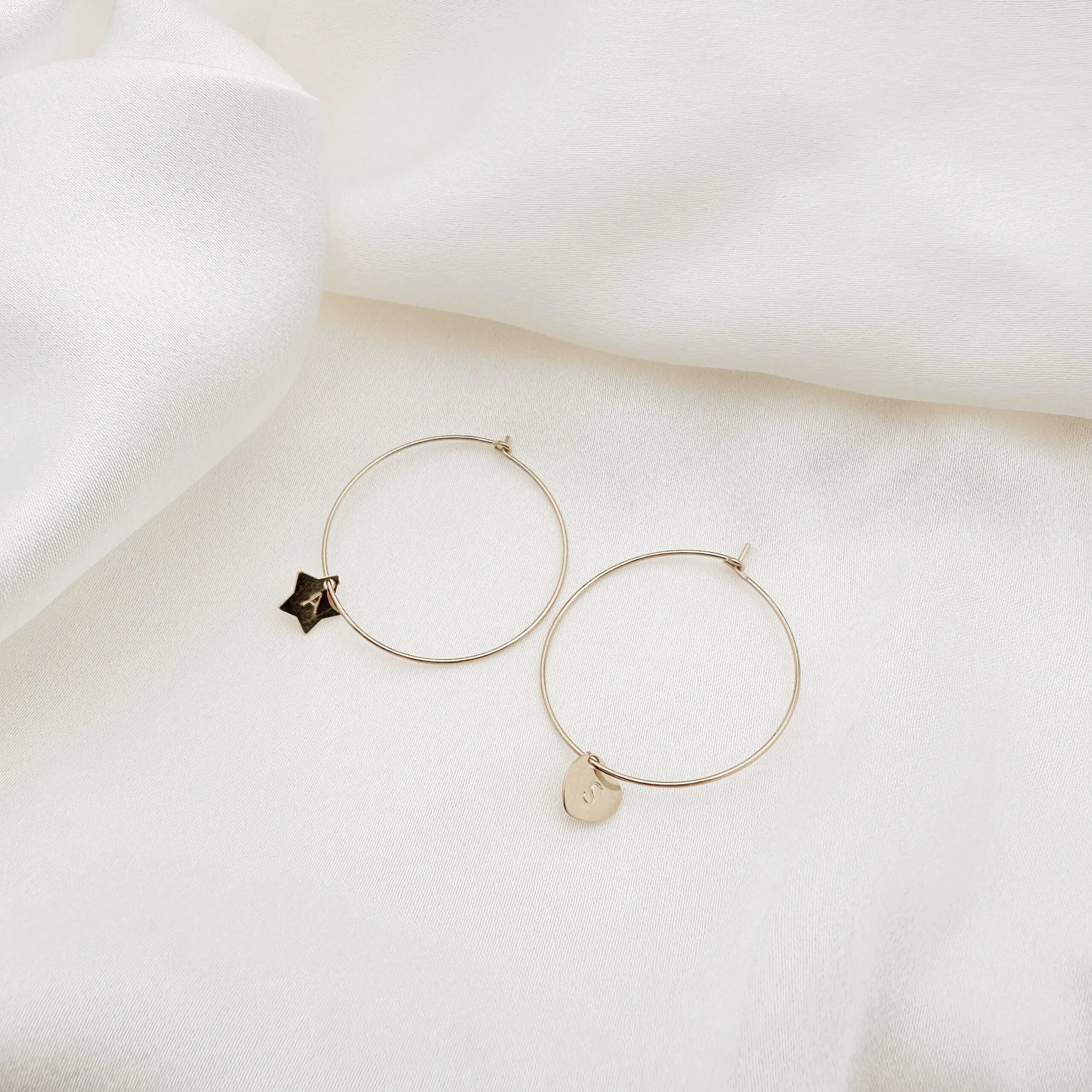 Lg Footprint Earrings