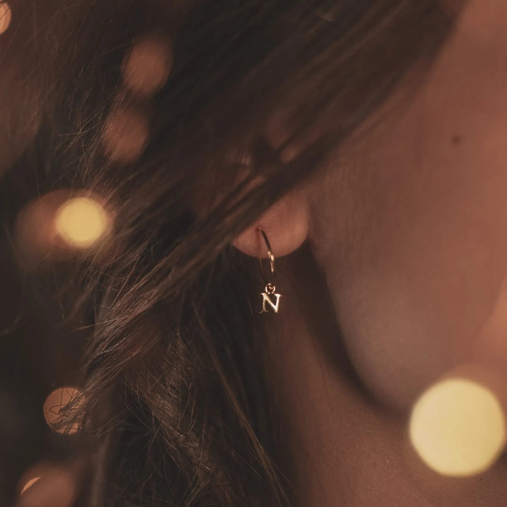Pendientes de aro de Minnie