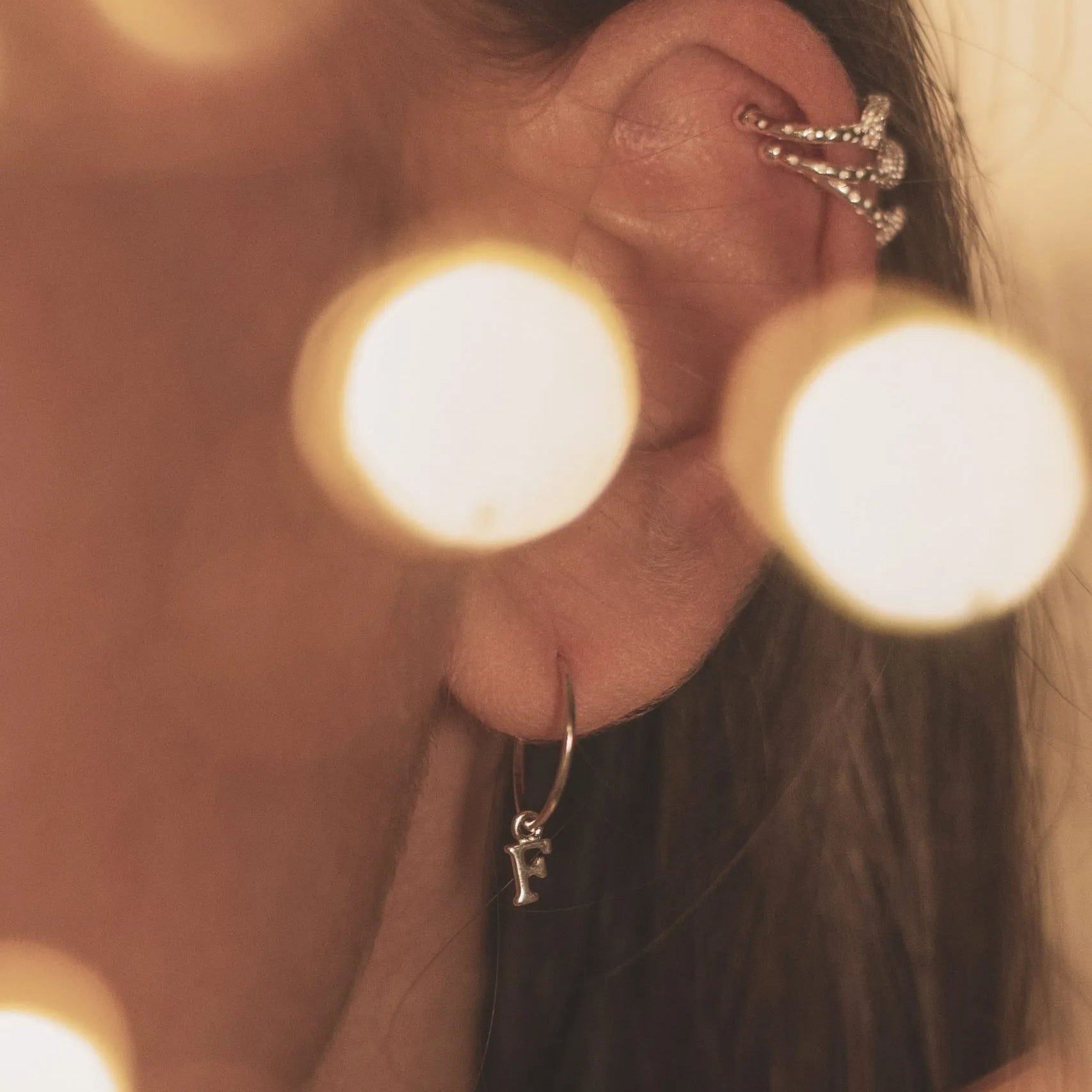 Pendientes de aro de Minnie