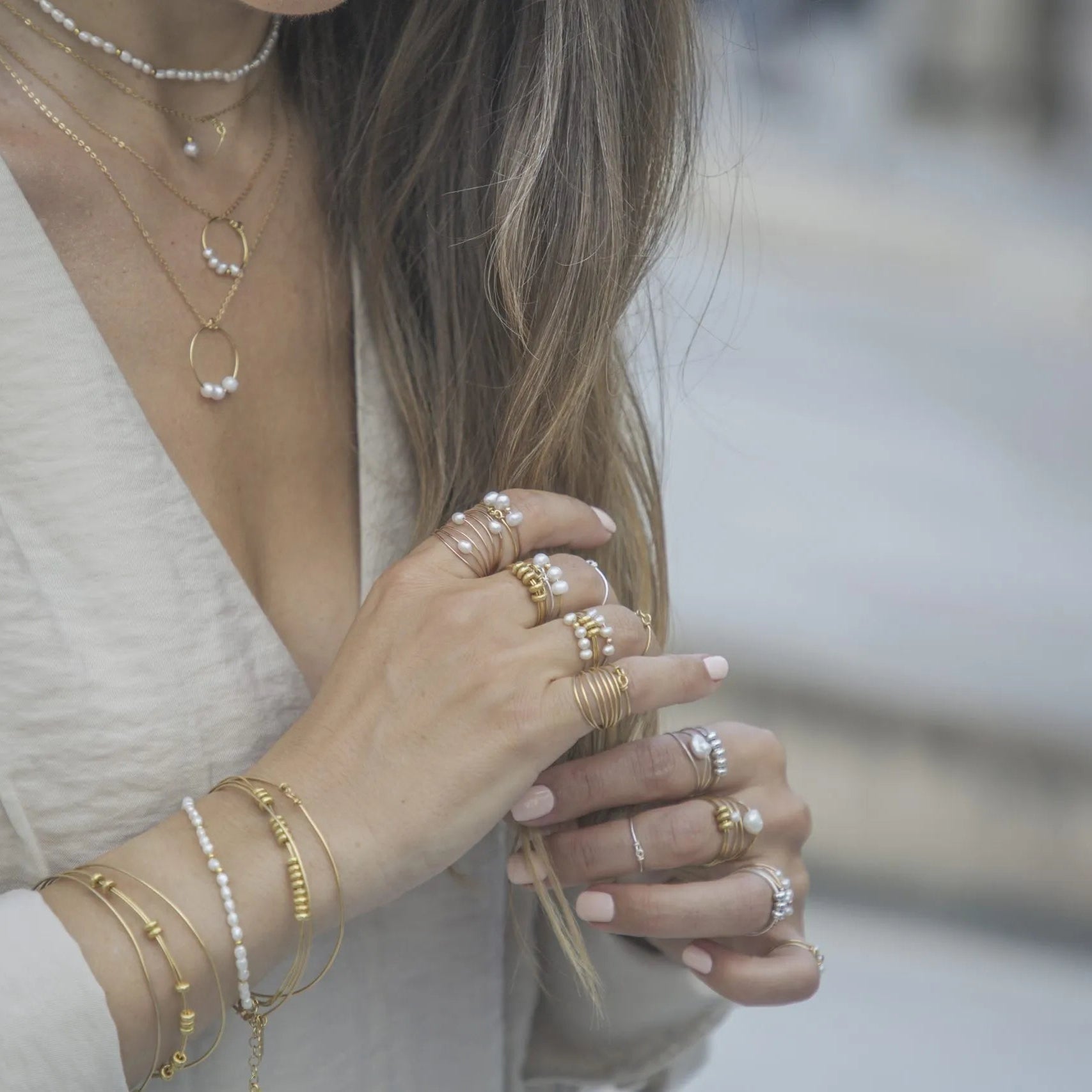 Anillo de fin de semana Perlines