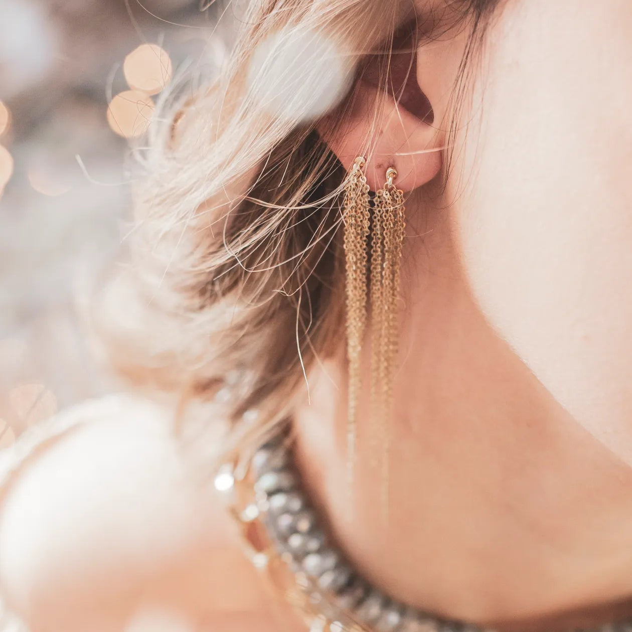 Martine Long earrings