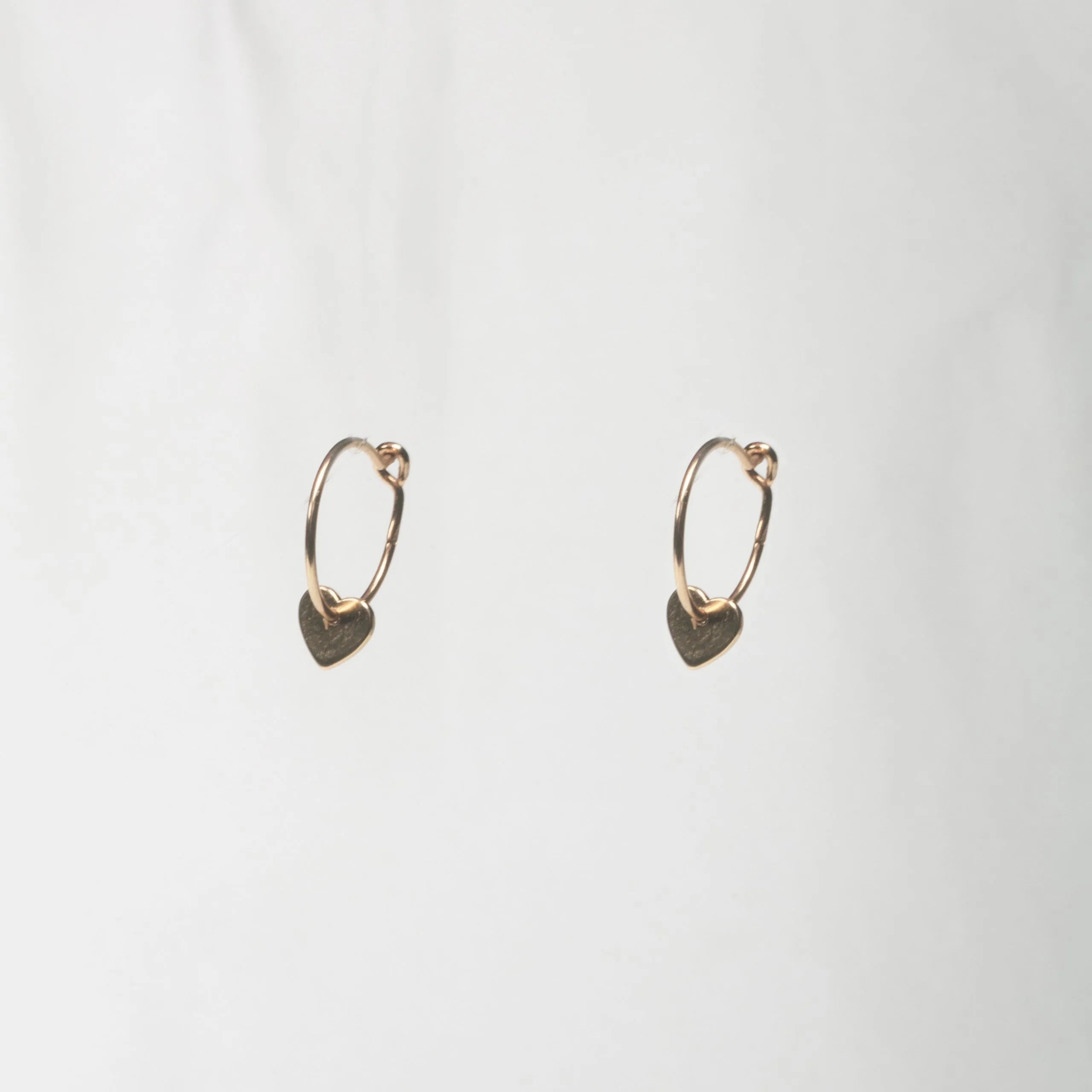 Minnie Hoops Heart Earring