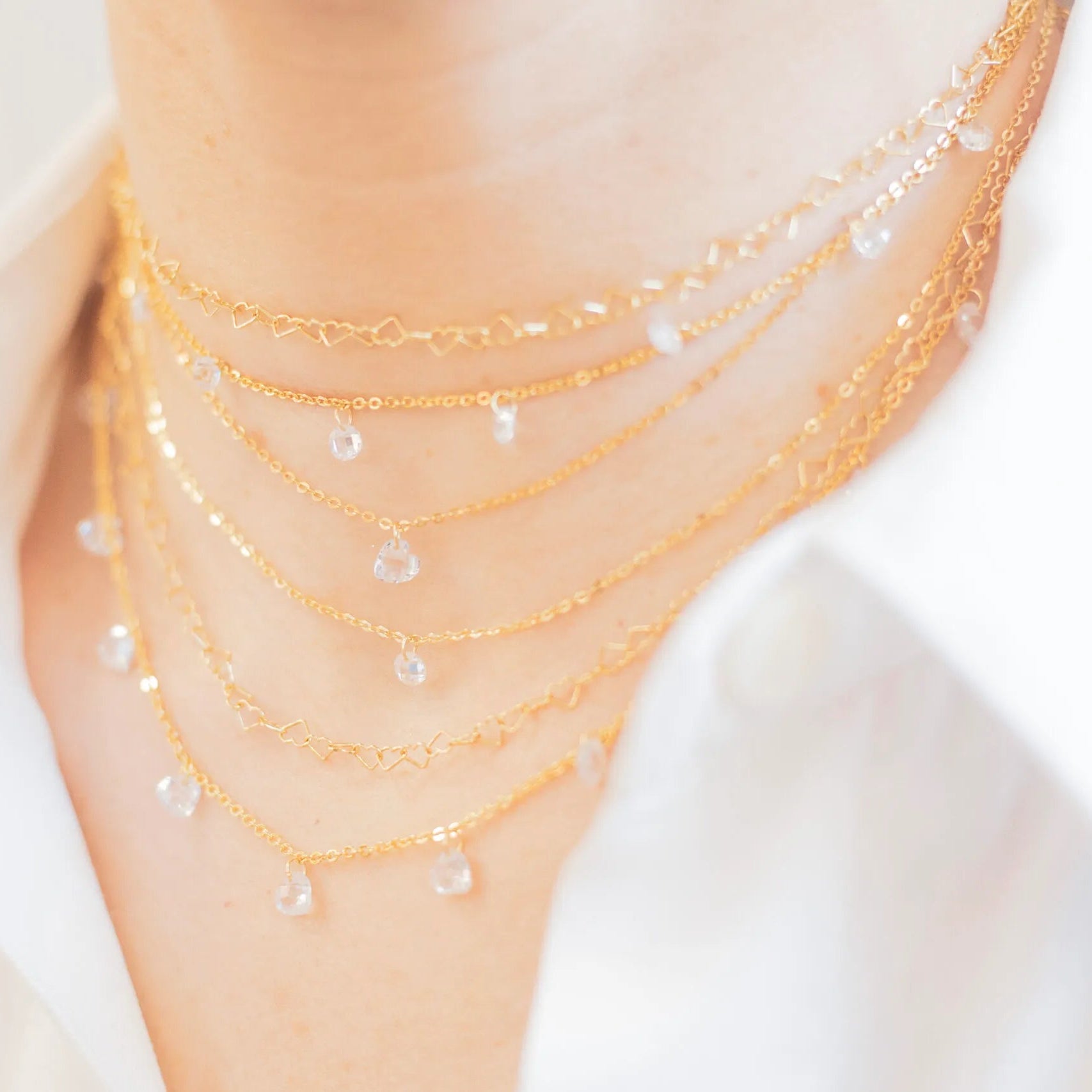 Collar de corazón