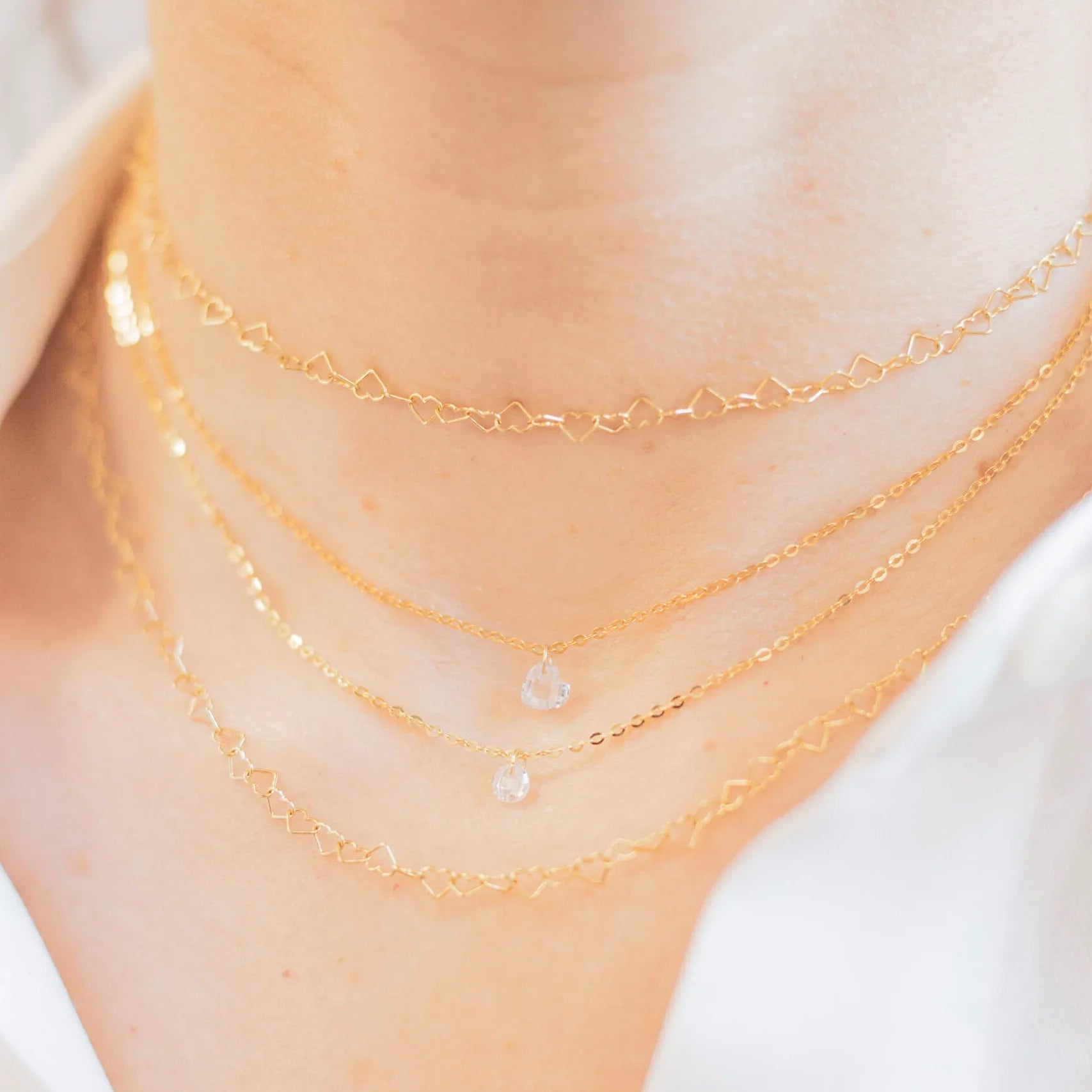 Collar de corazón