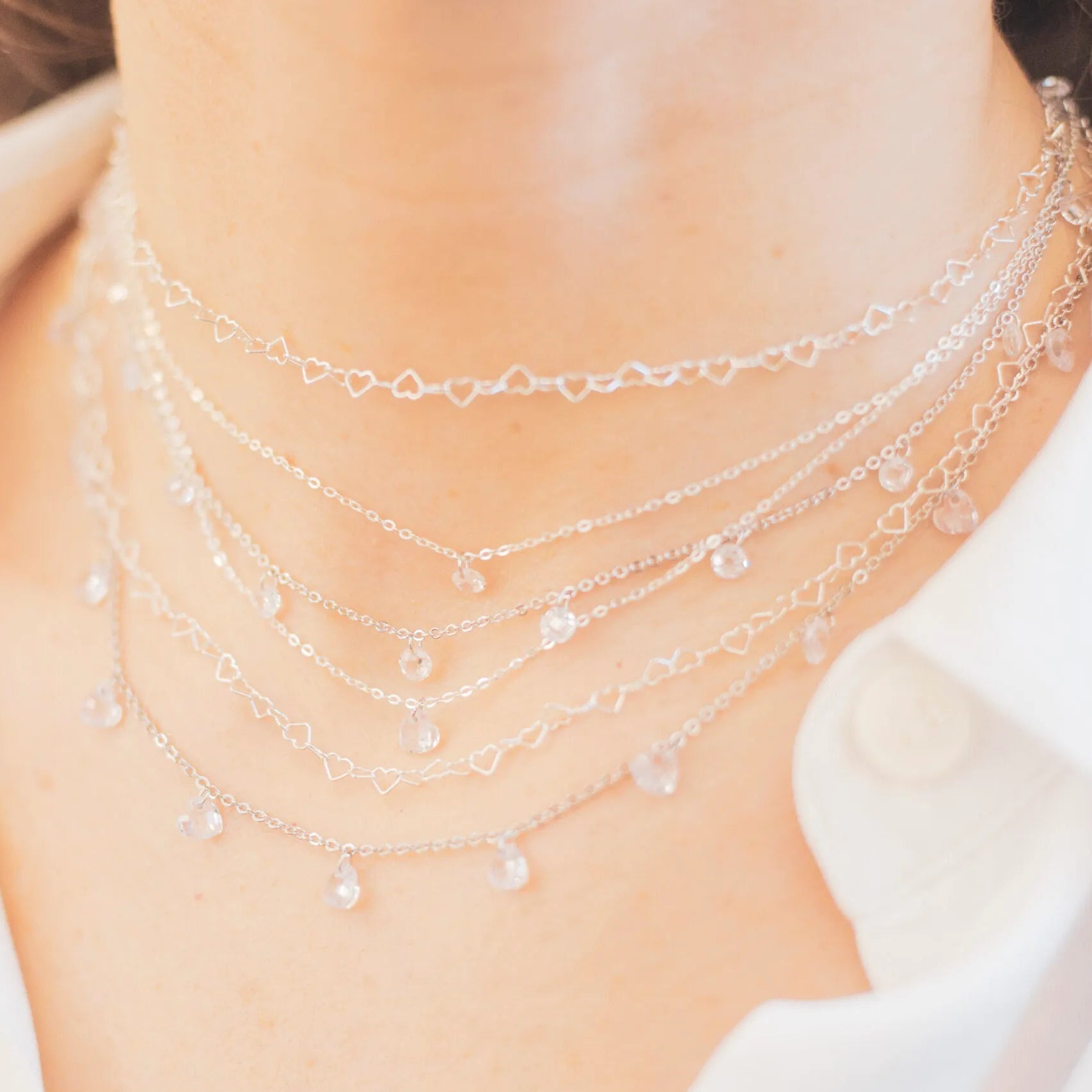 Collar de corazón
