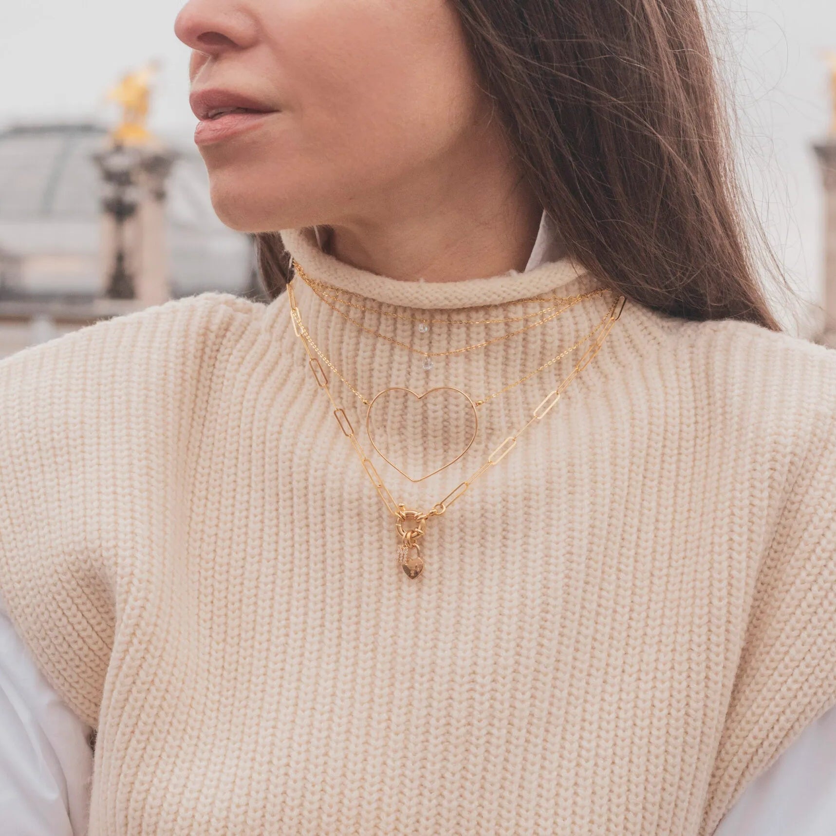 Collar de corazón
