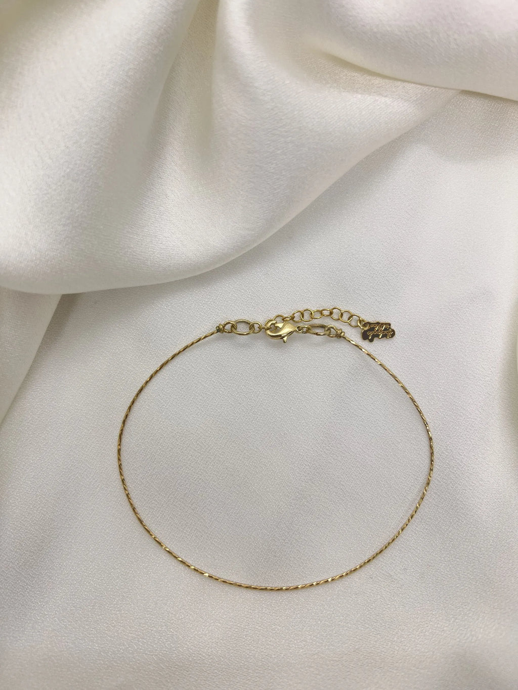 Sparkle 1-strand week anklet 