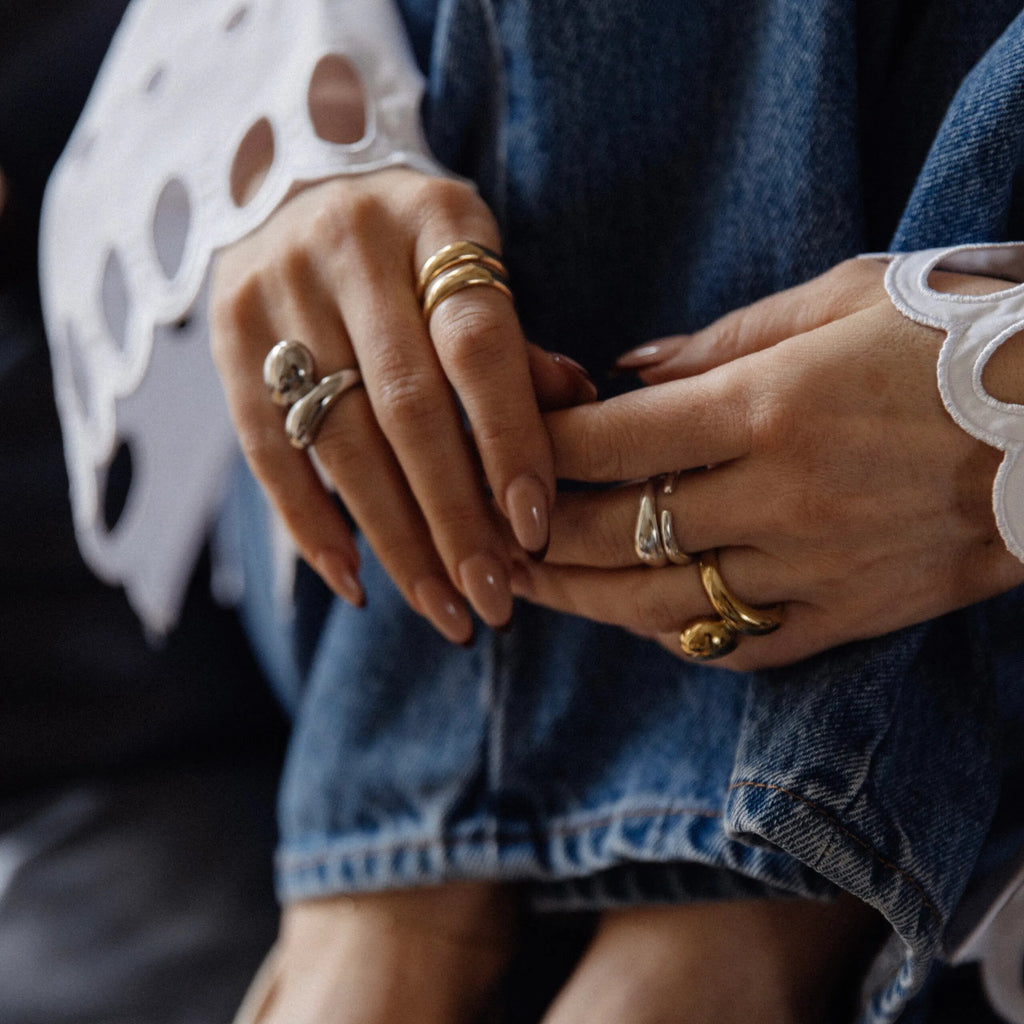 Anillo de iris doble