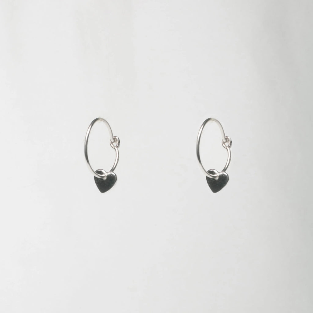 Minnie Hoops Heart Earring