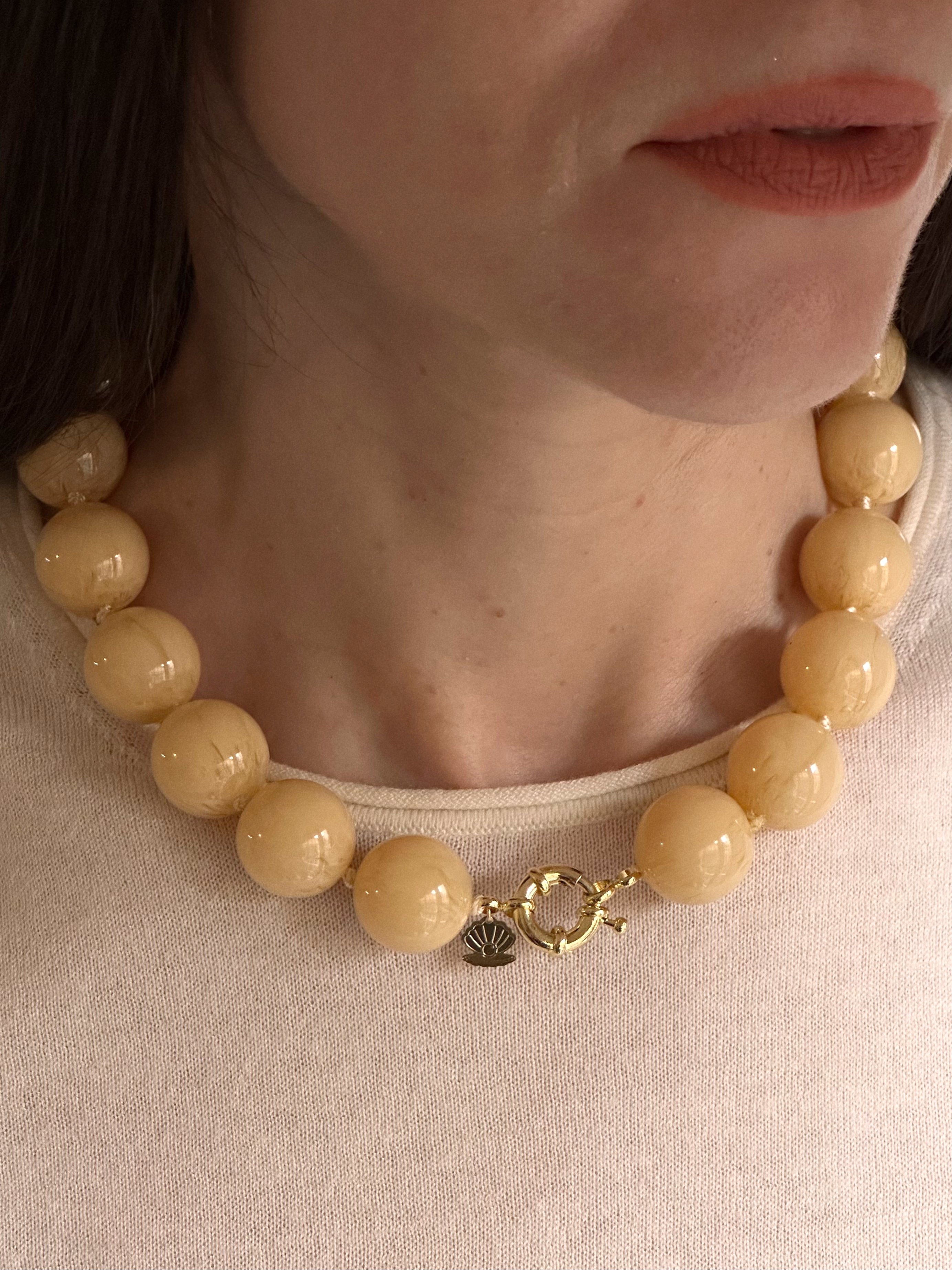 Collier Bubba Vanilla Ivory