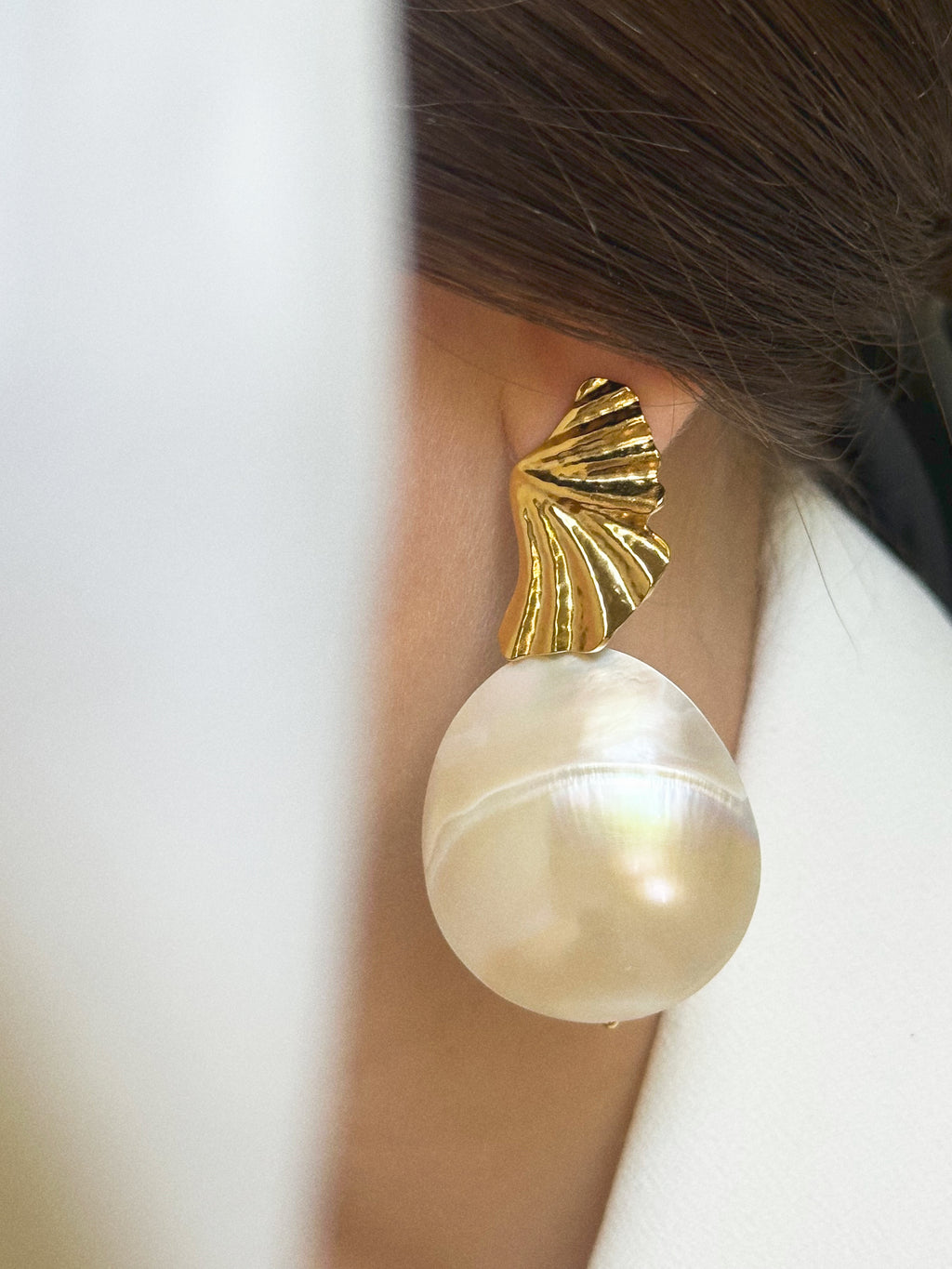 Boucles Moon Pearl
