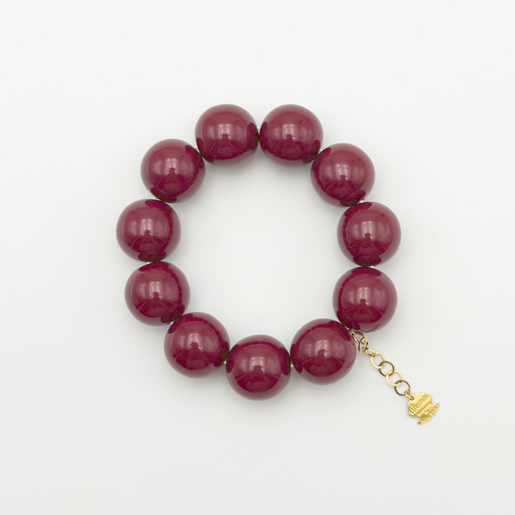 Pulsera Bubba Borgoña