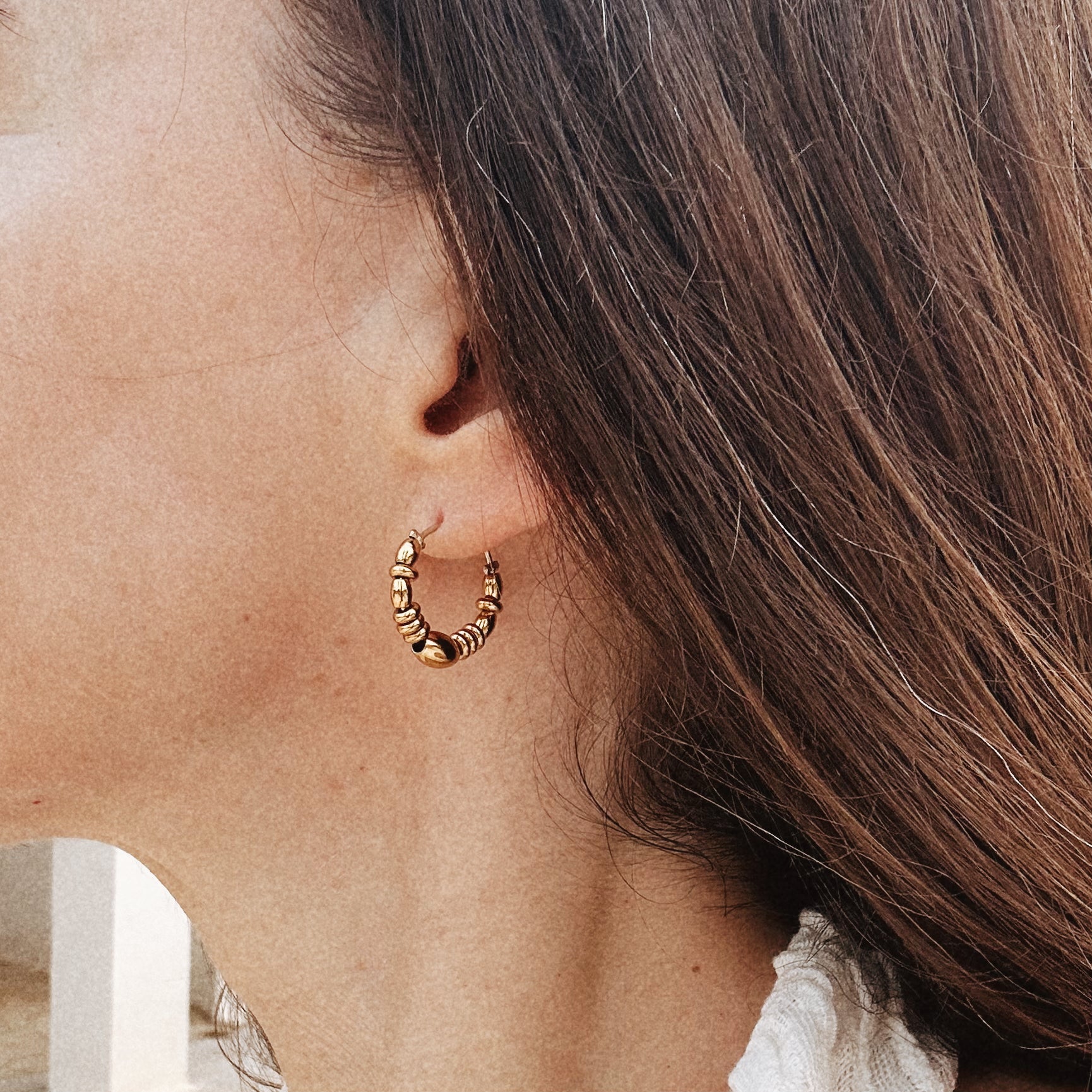Pendientes de aro Lyra 