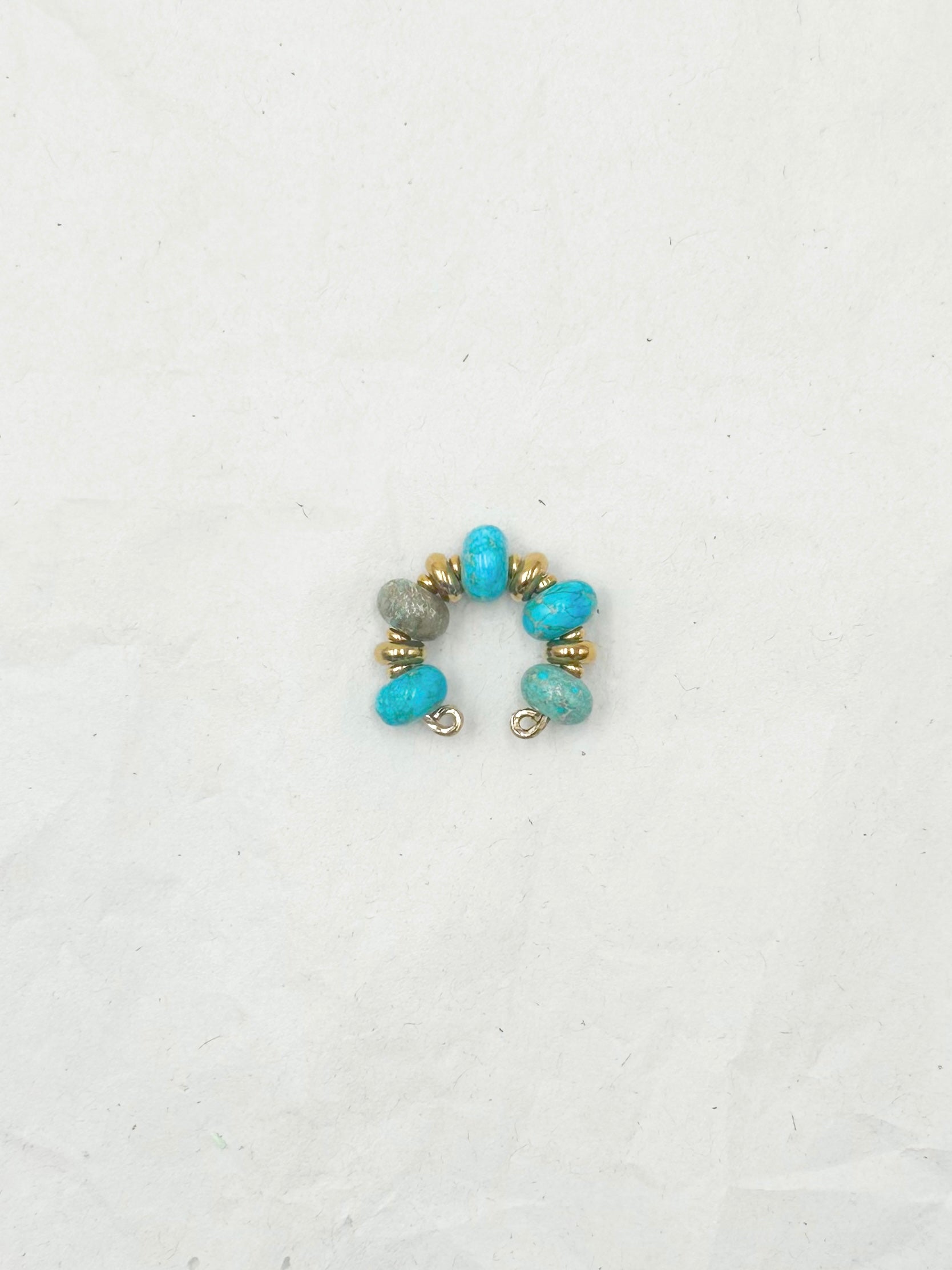 Earcuff LOTUS turquoise