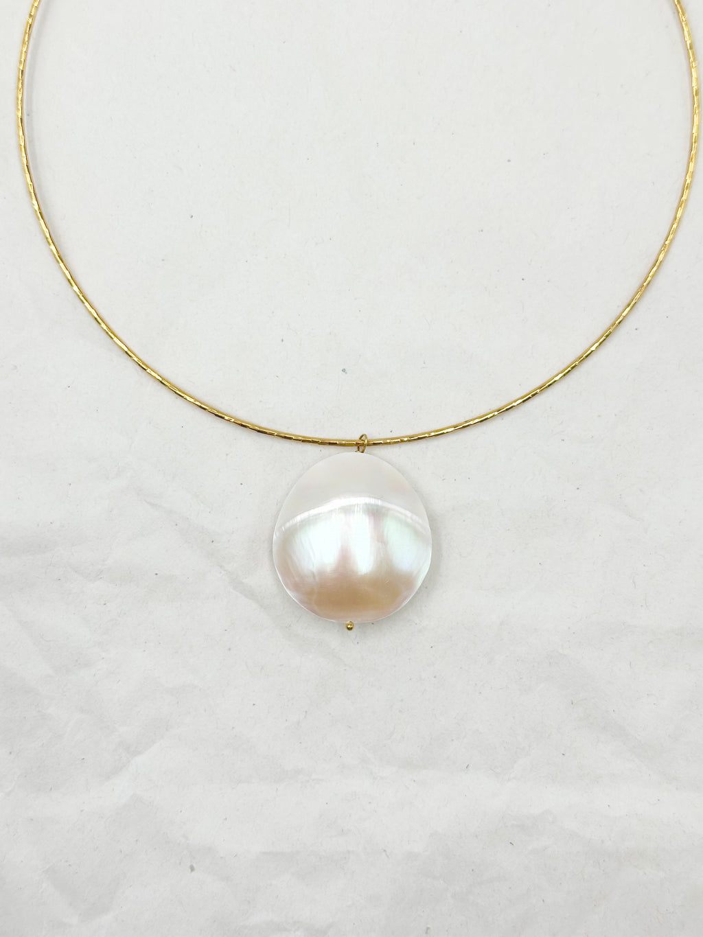 Collier Moon Pearl