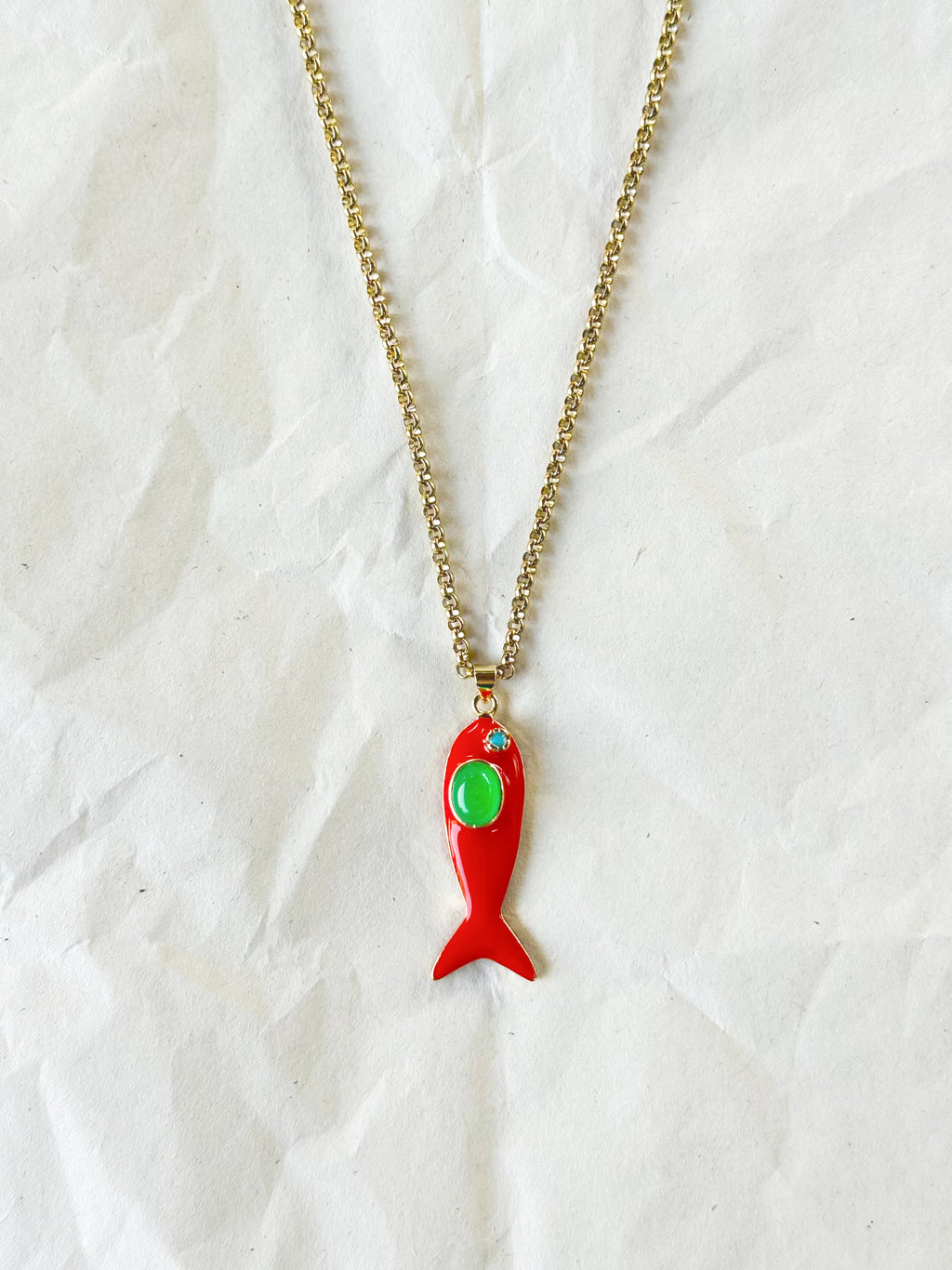 Collier Lucky Roja