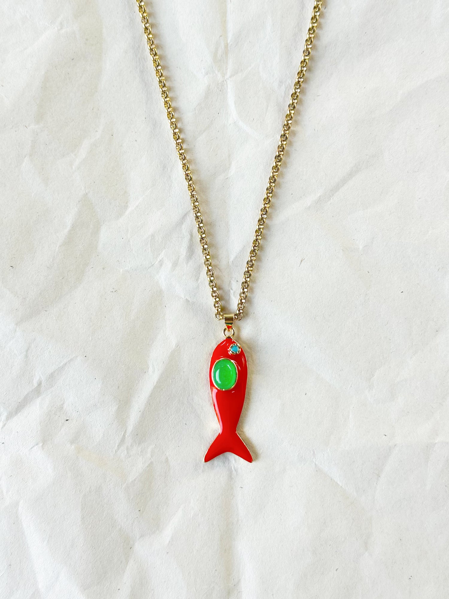 Collier Lucky Roja