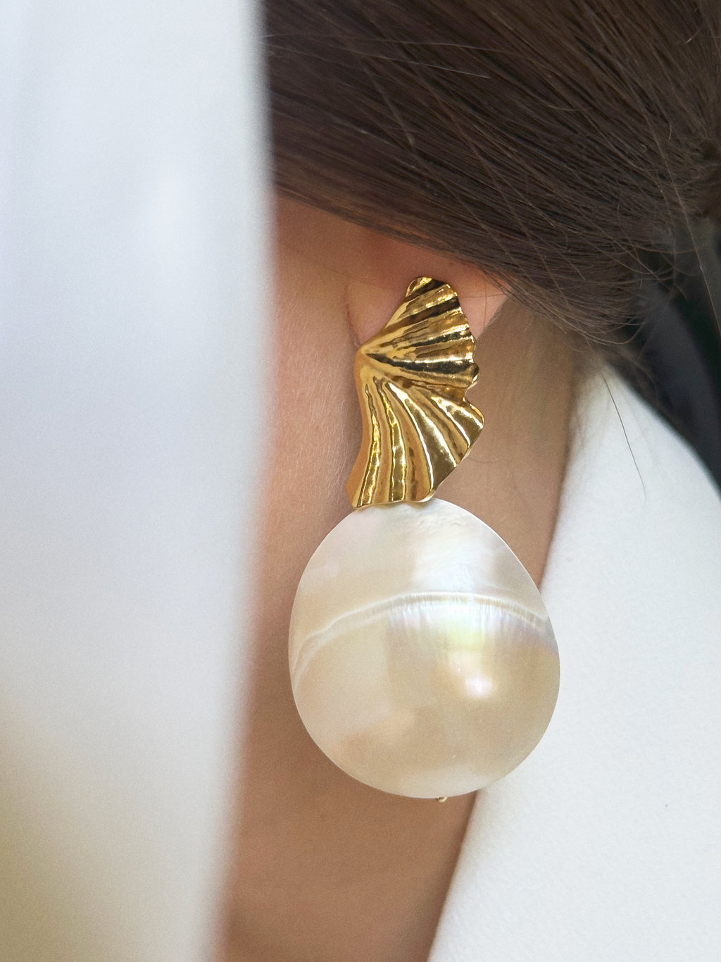 Boucles Moon Pearl