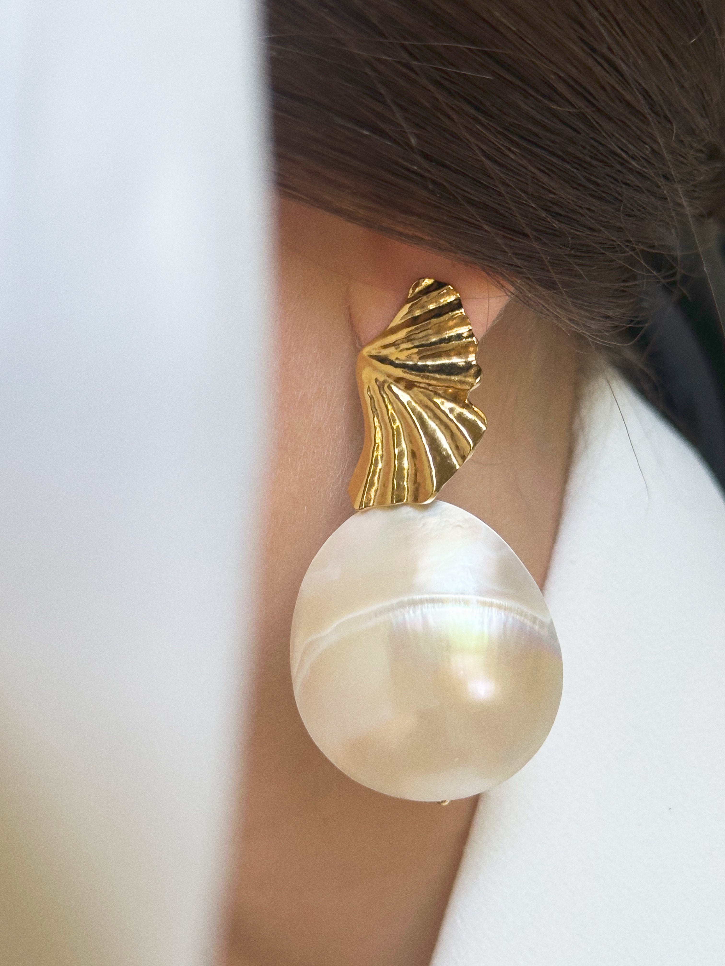 Boucles Moon Pearl
