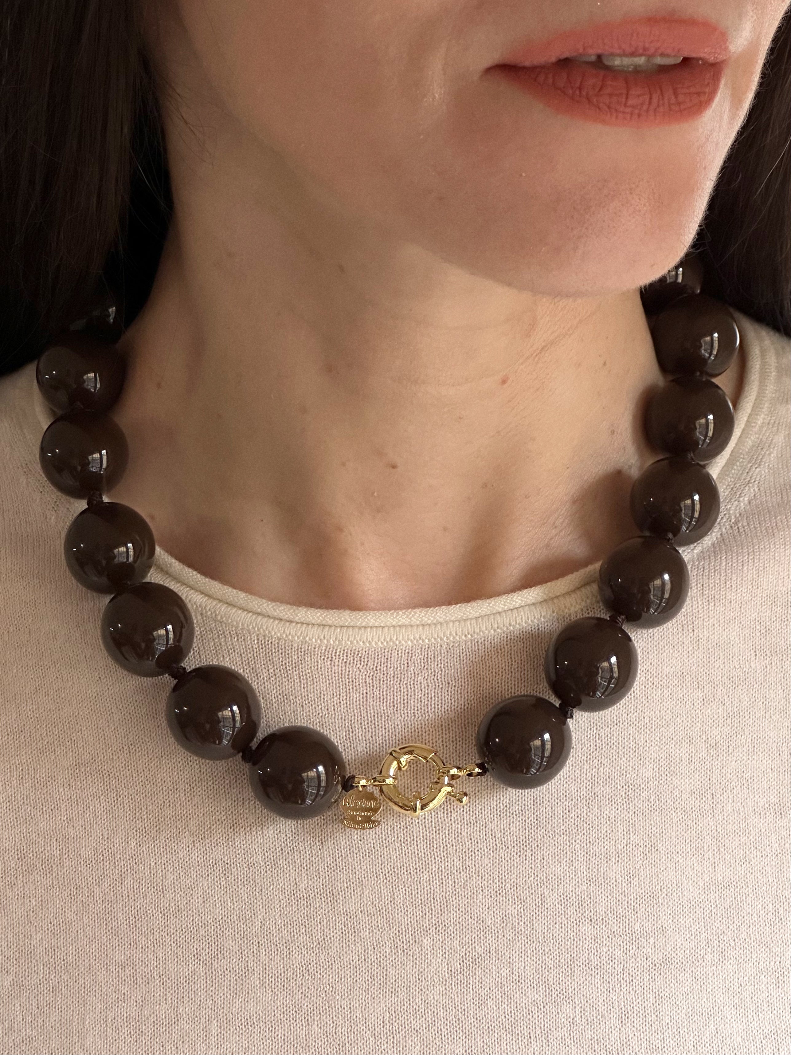 Collier Bubba Spicy Chocolat