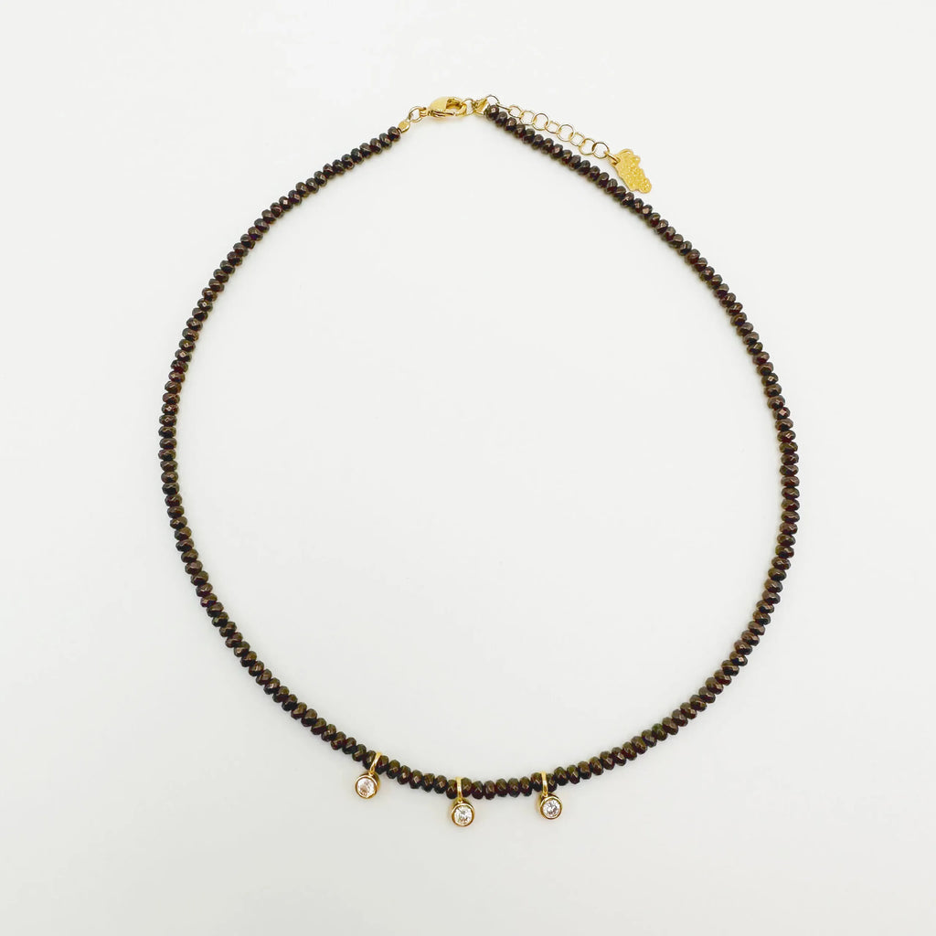 Collier Trilogie Pirite