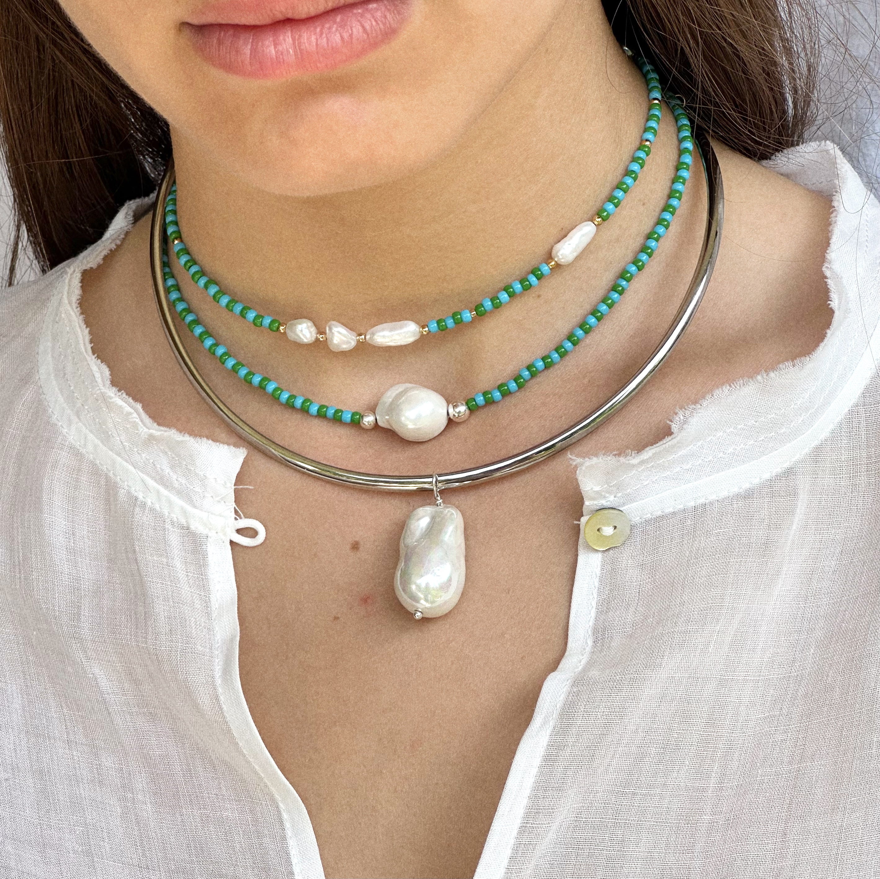 Collar pequeño de granita