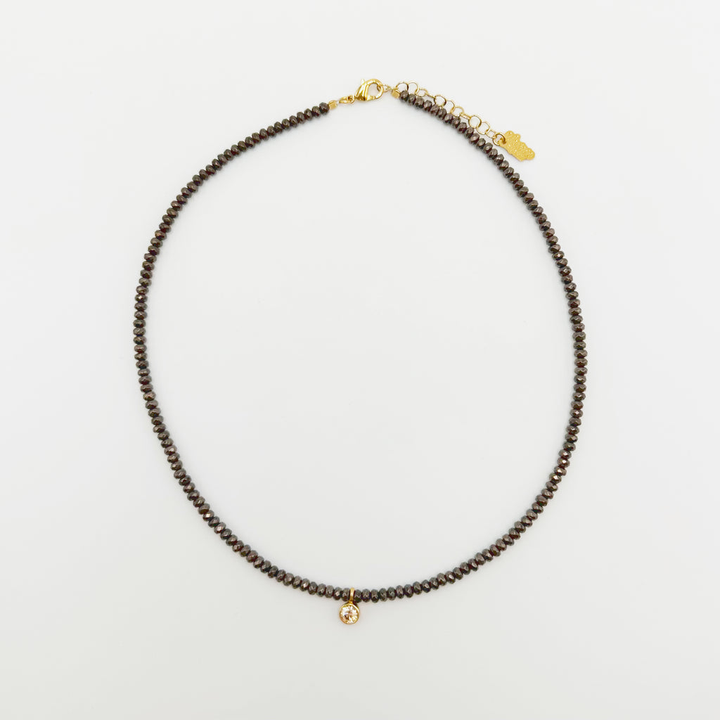 Collier Diamond Pirite