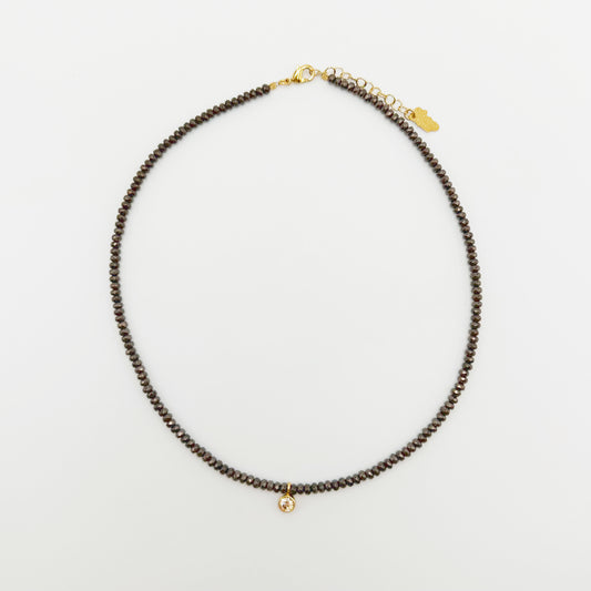 Collier Diamond Pirite
