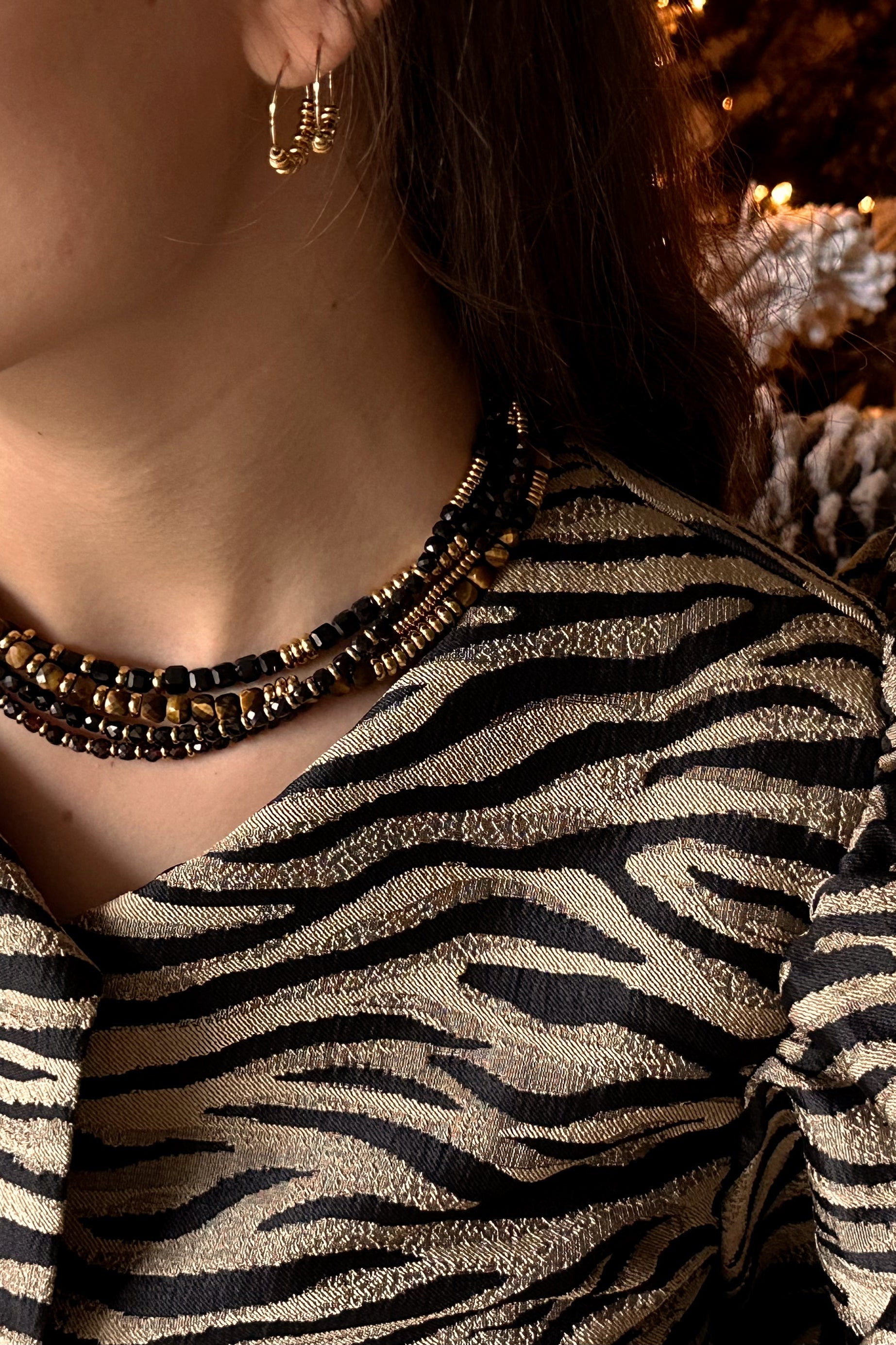 Collier Solstice onyx