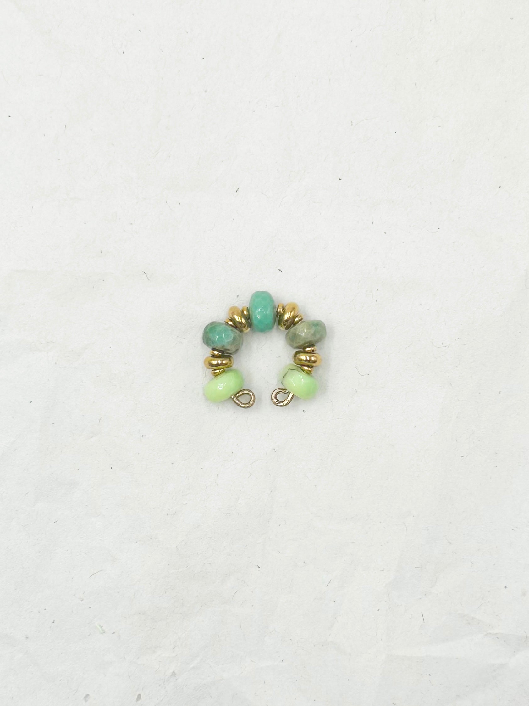 Earcuff LOTUS amazonite