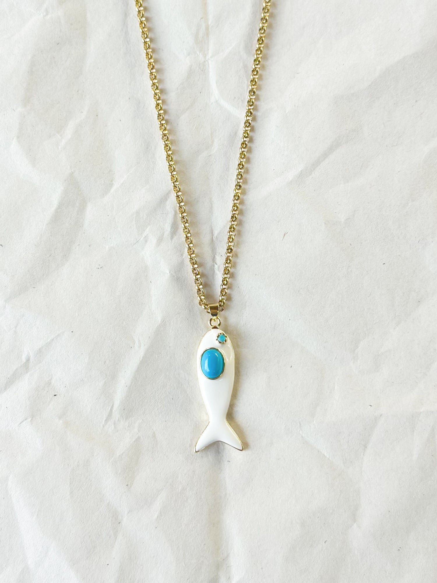 Collier Lucky Blanca