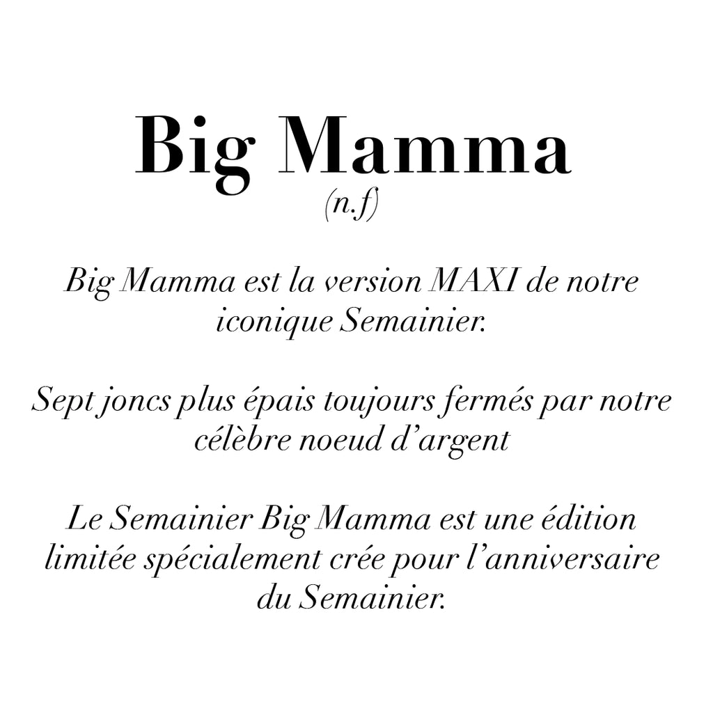 Semainier Big Mamma Empreinte